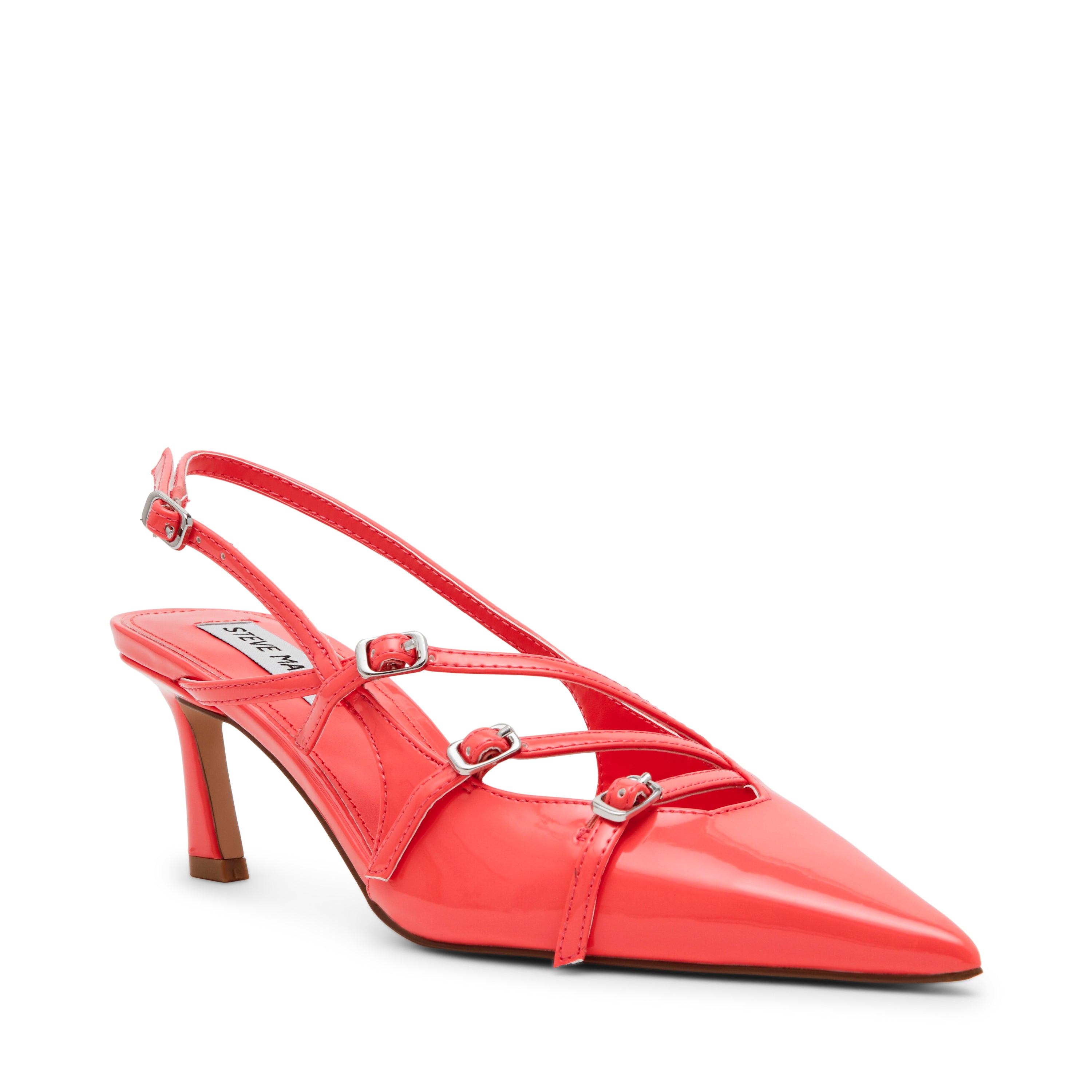 Liana Slingbacks Coral Patent