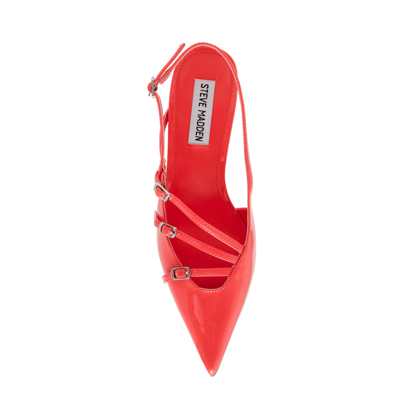 Liana Slingbacks Coral Patent