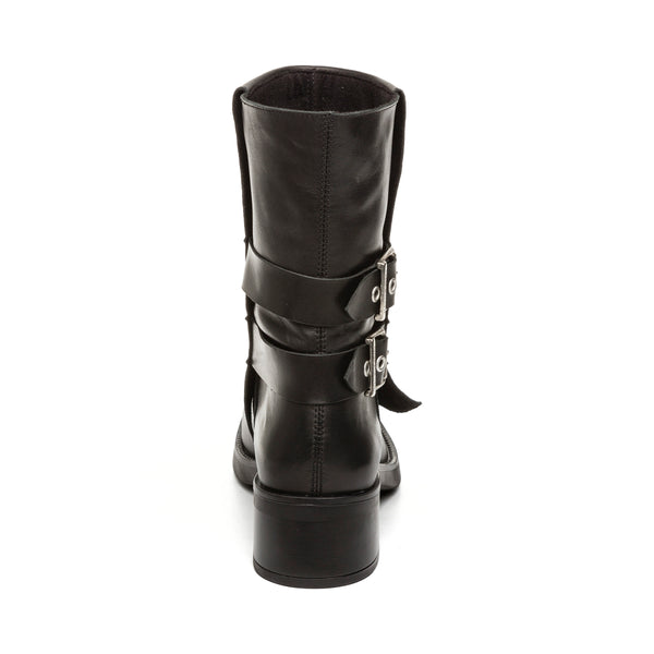 Bonfire Boots Black Leather