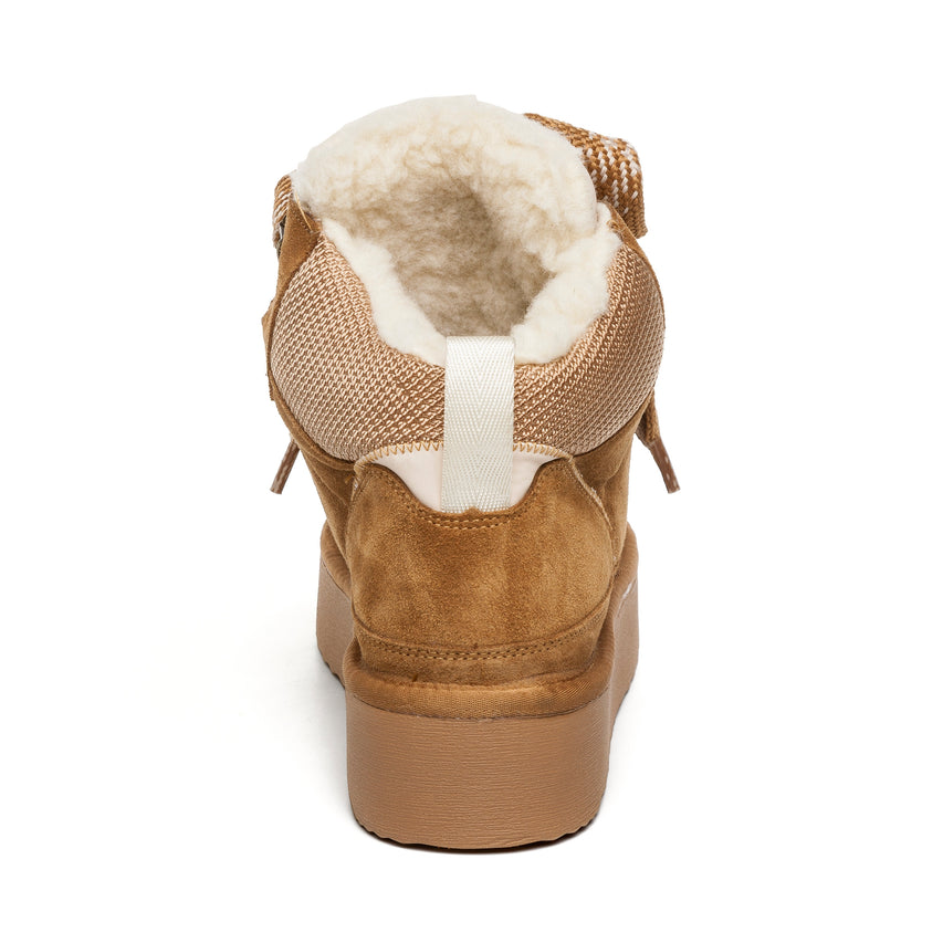 Paci Chestnut Suede