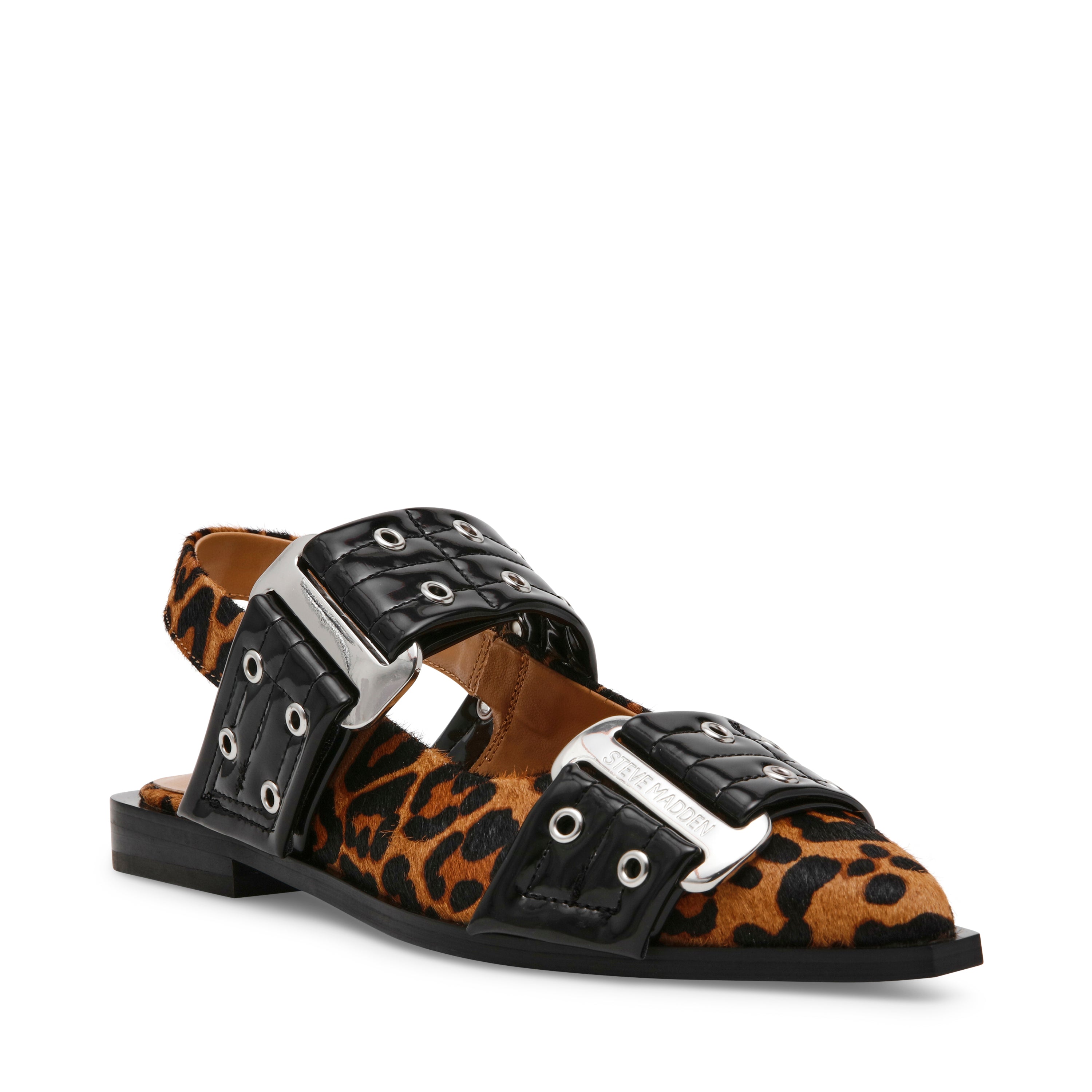 Grand Ave-L Sandals Black/ Leopard- Hover Image