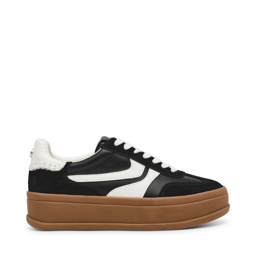 Off-Track Black Suede