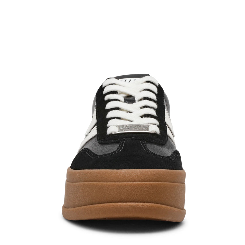 Off-Track Black Suede