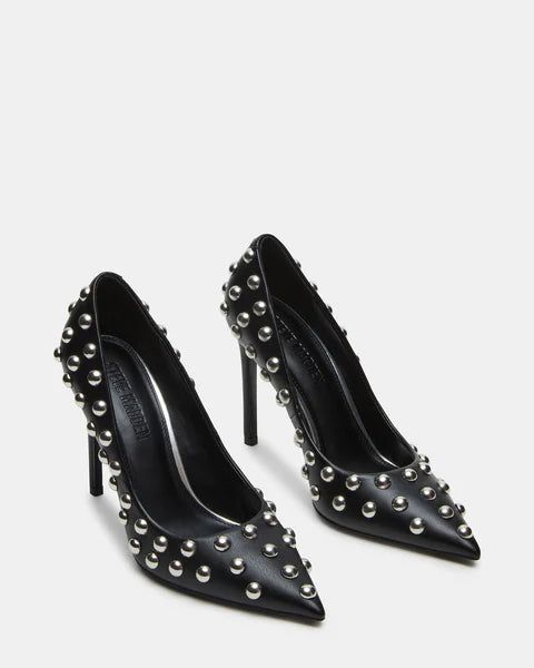 Thrive-S Pumps Black with Studs- Hover Image