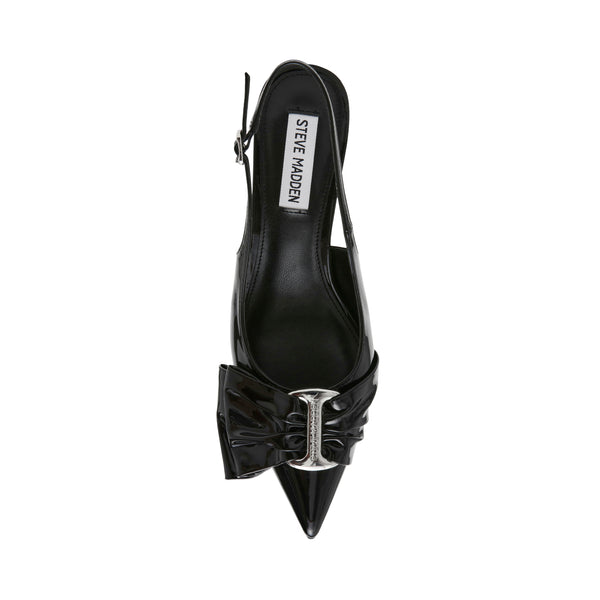 Kaci Slingbacks Black Patent