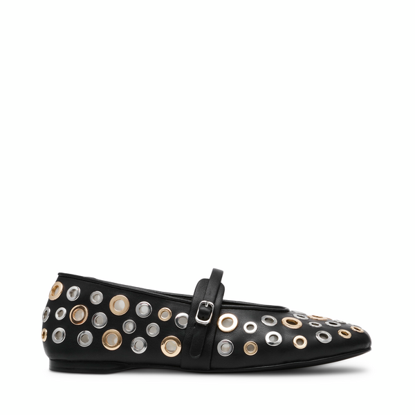 Rejoice-S Ballerinas Black / Silver Gold