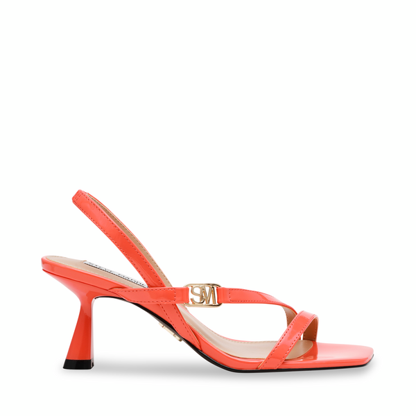 Infuzer Heeled Sandals Coral Patent