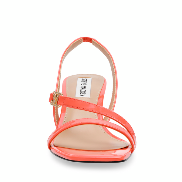 Infuzer Heeled Sandals Coral Patent