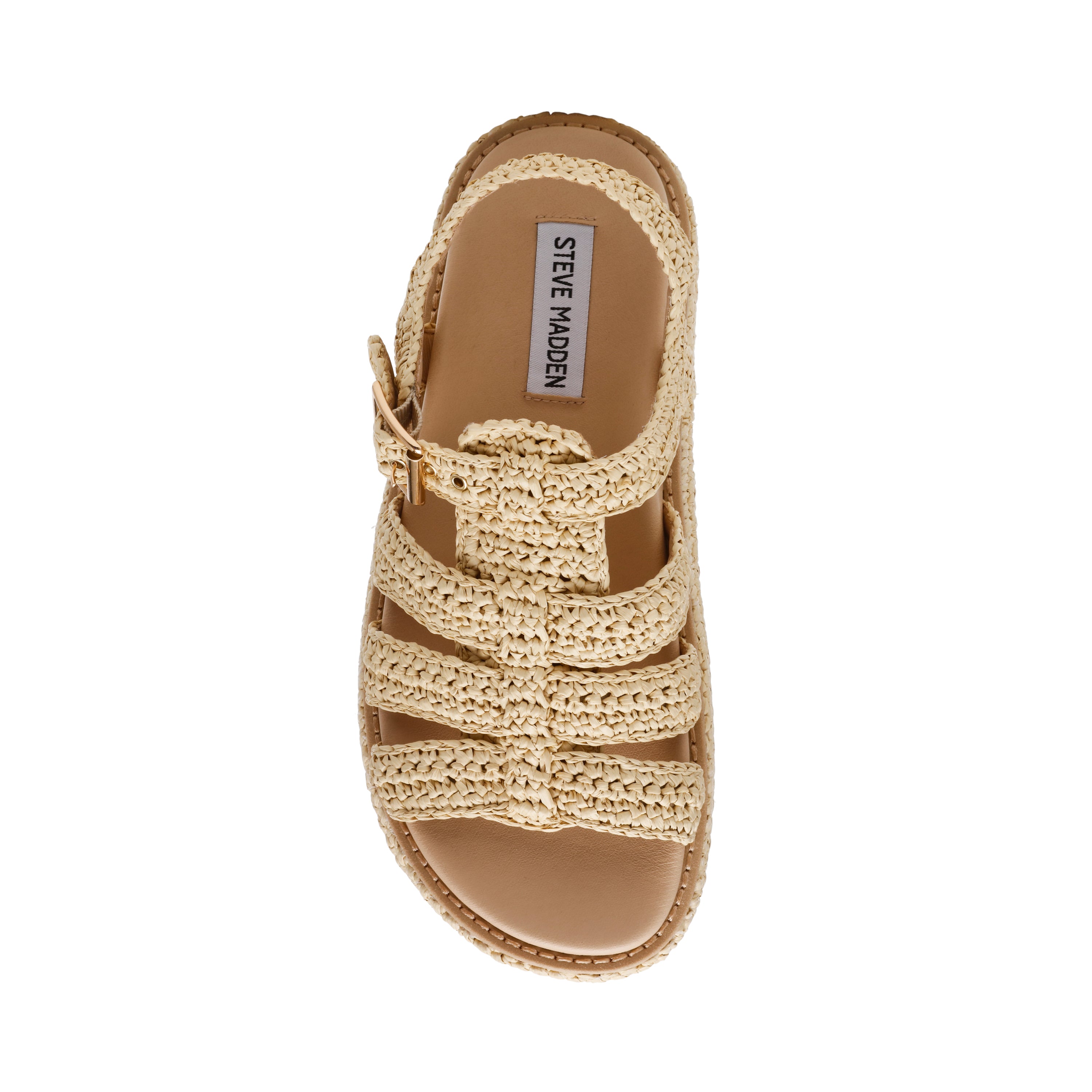 Beeline Sandals Natural Raffia