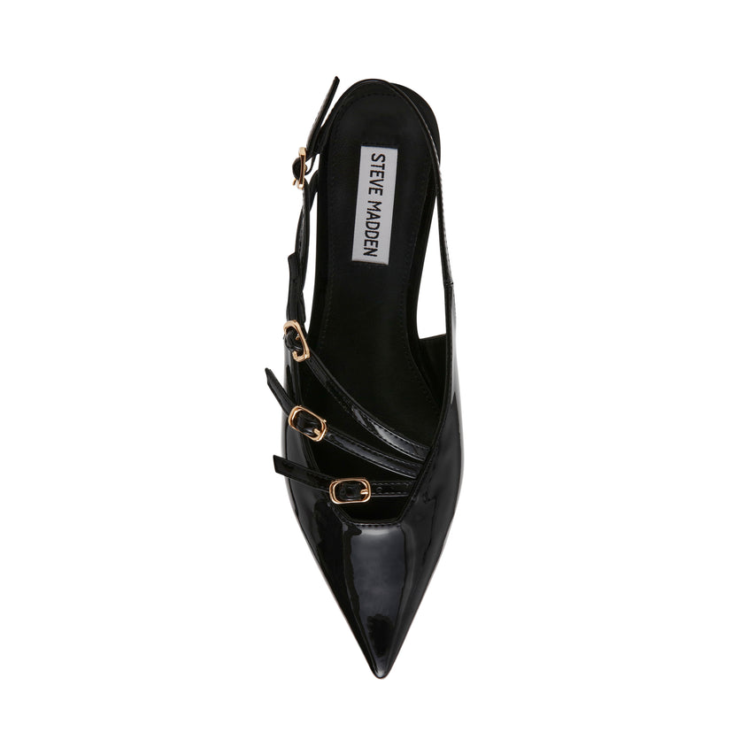 Cianna Sandal Black Patent