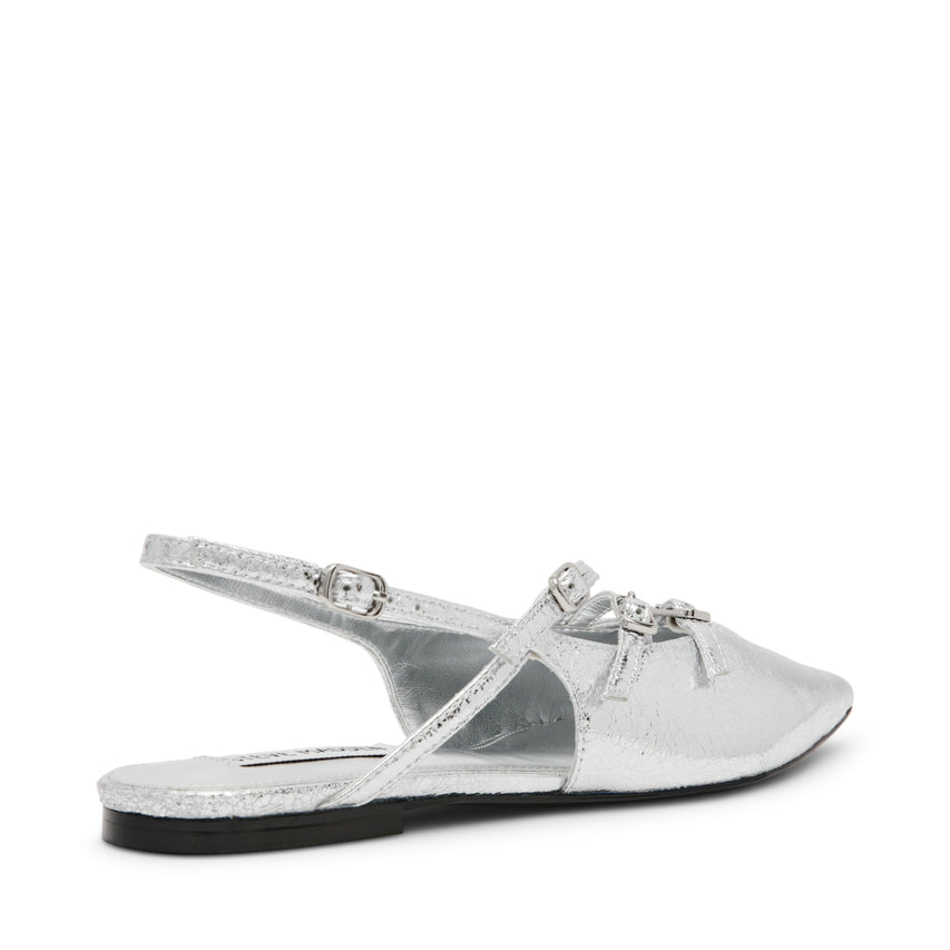 Cianna Sandal Silver Crinkle