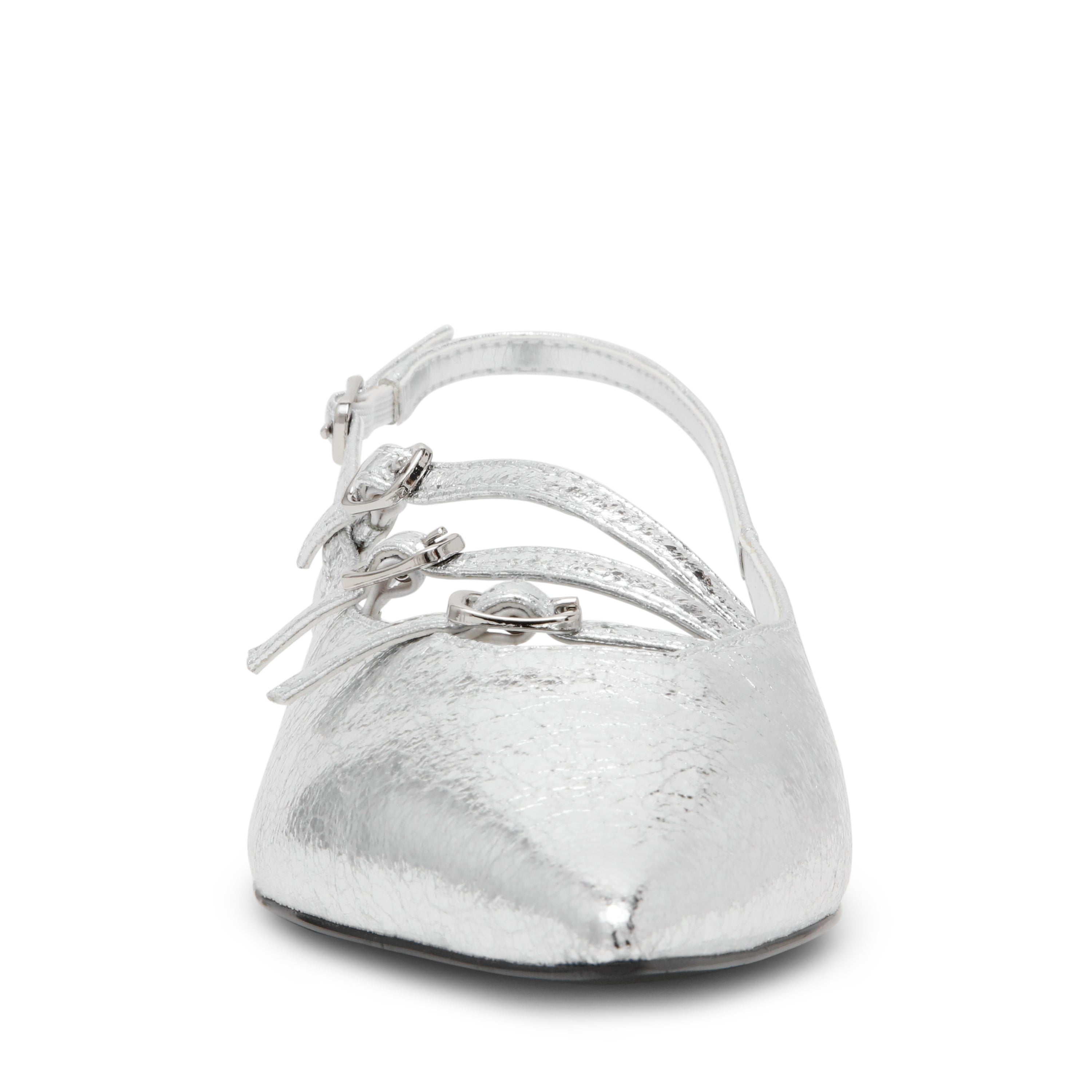 Cianna Sandal Silver Crinkle