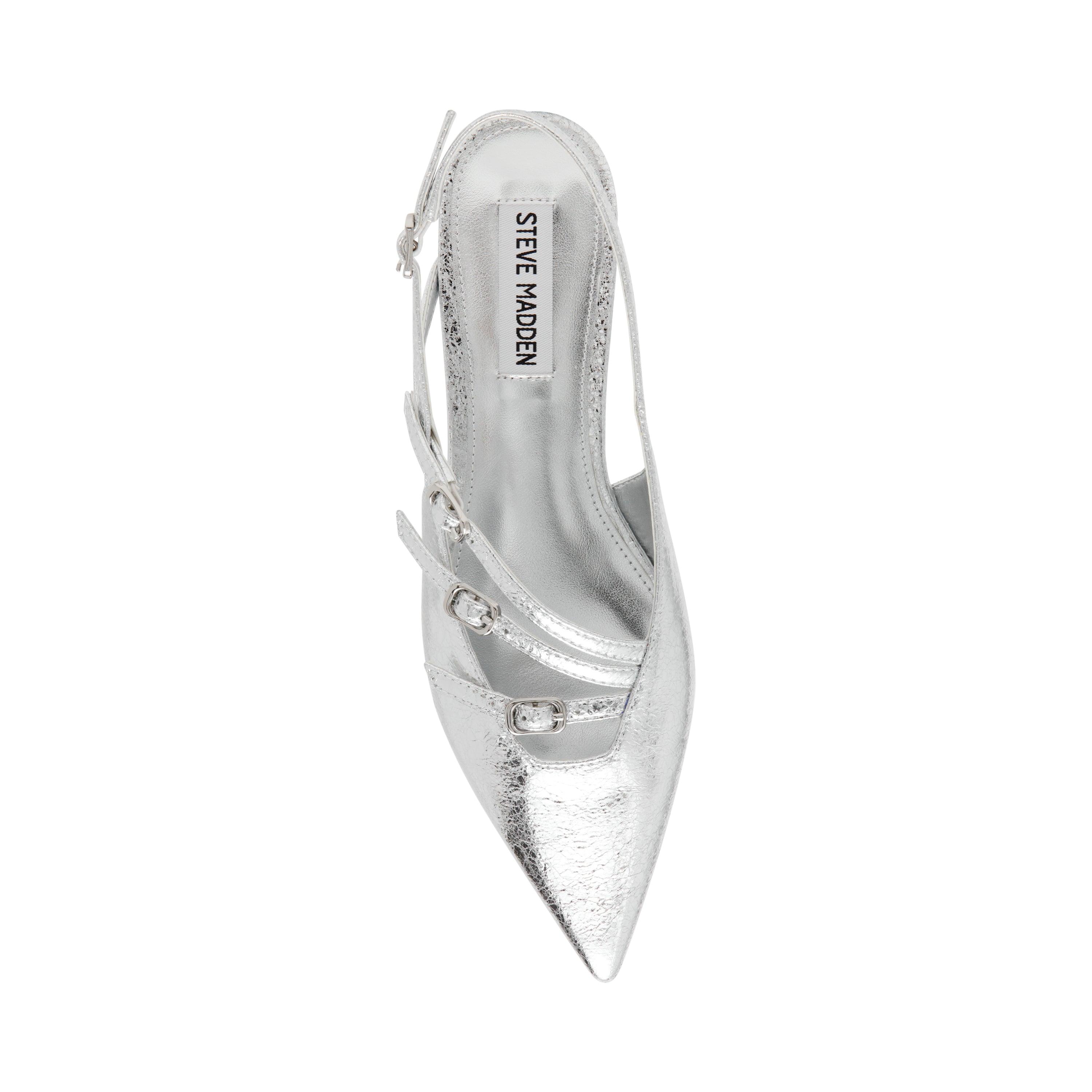 Cianna Sandal Silver Crinkle