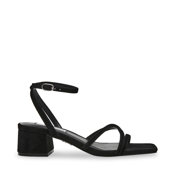 Gleams Sandal Black Suede