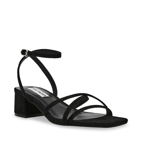 Gleams Sandal Black Suede