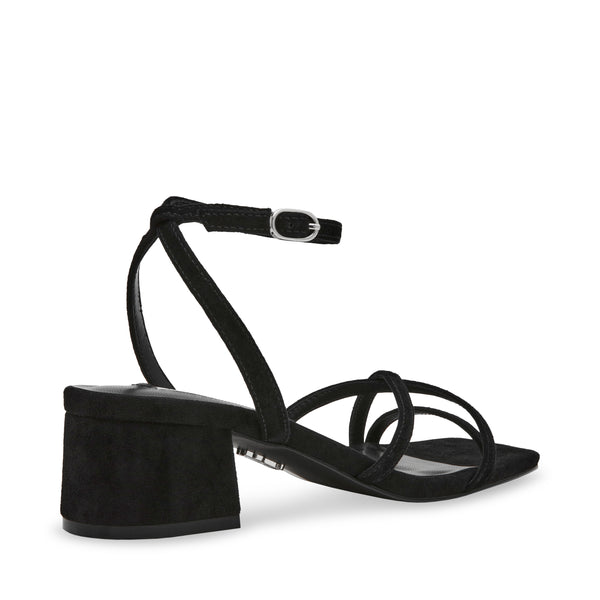 Gleams Sandal Black Suede