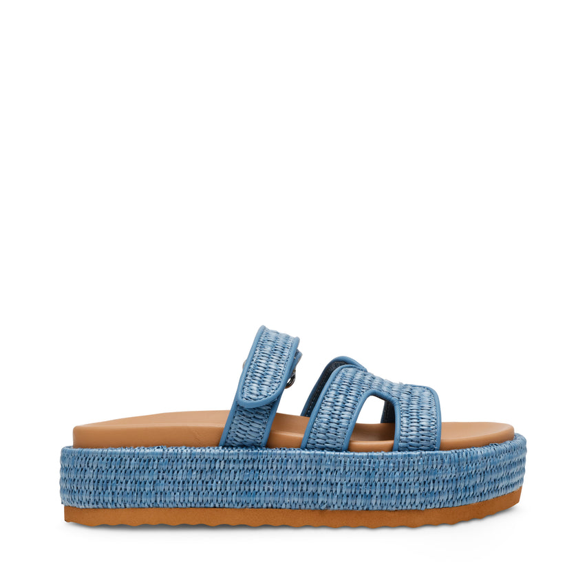 Bigmissile sandal Denim Raffia