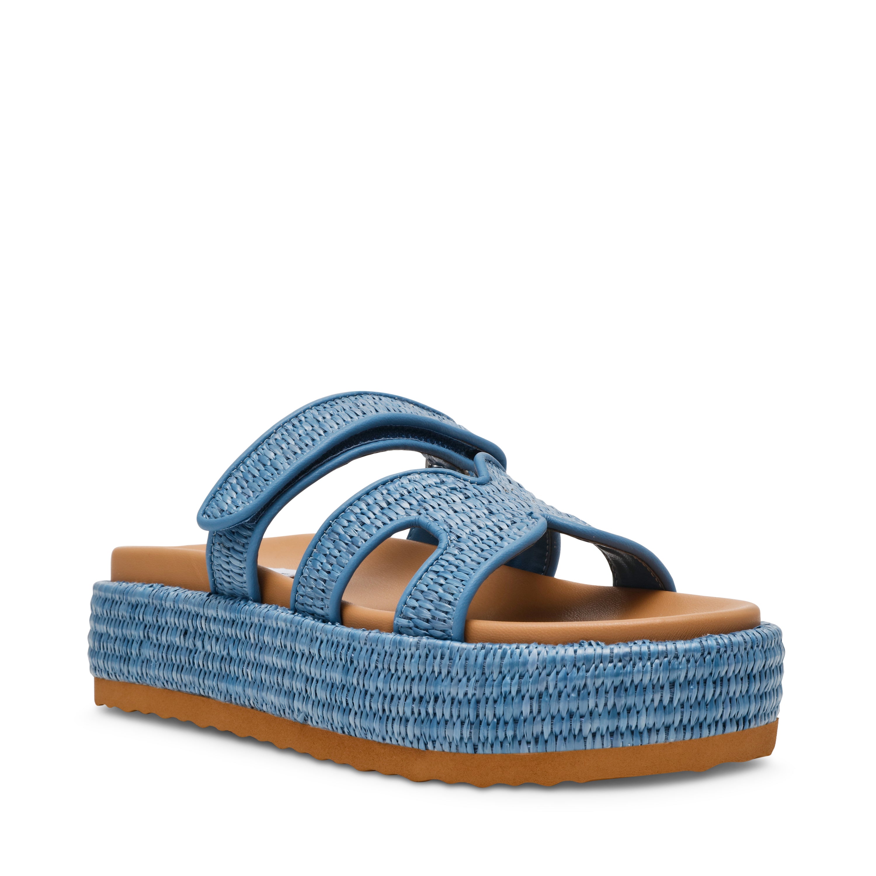 Bigmissile sandal Denim Raffia