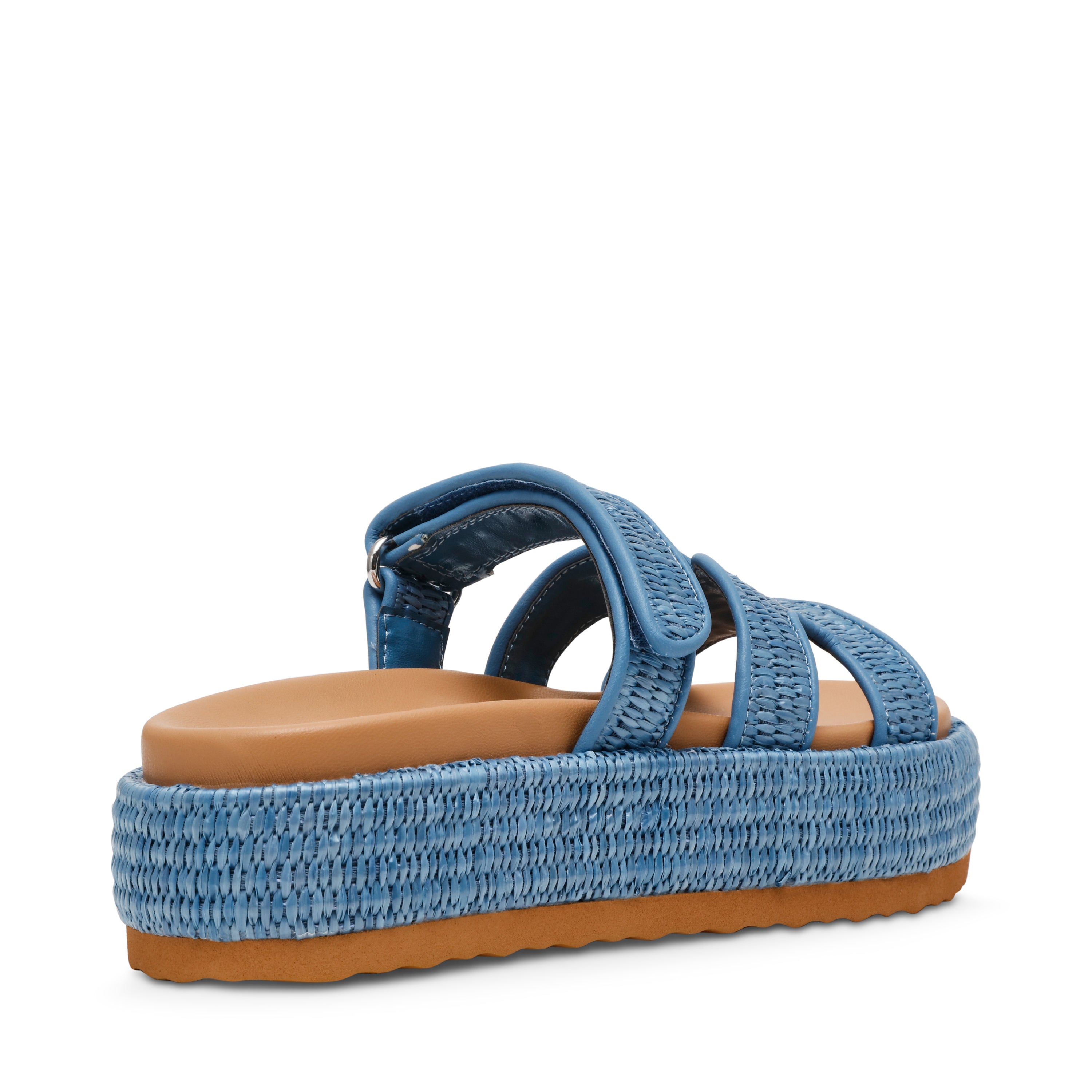 Bigmissile sandal Denim Raffia