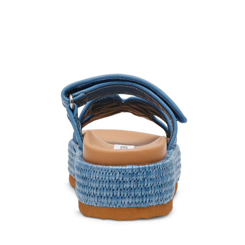 Bigmissile sandal Denim Raffia