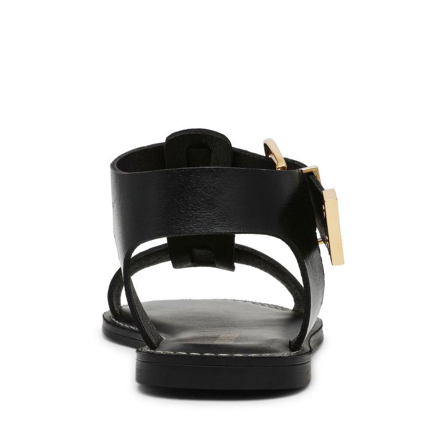 Braelynn Black Leather