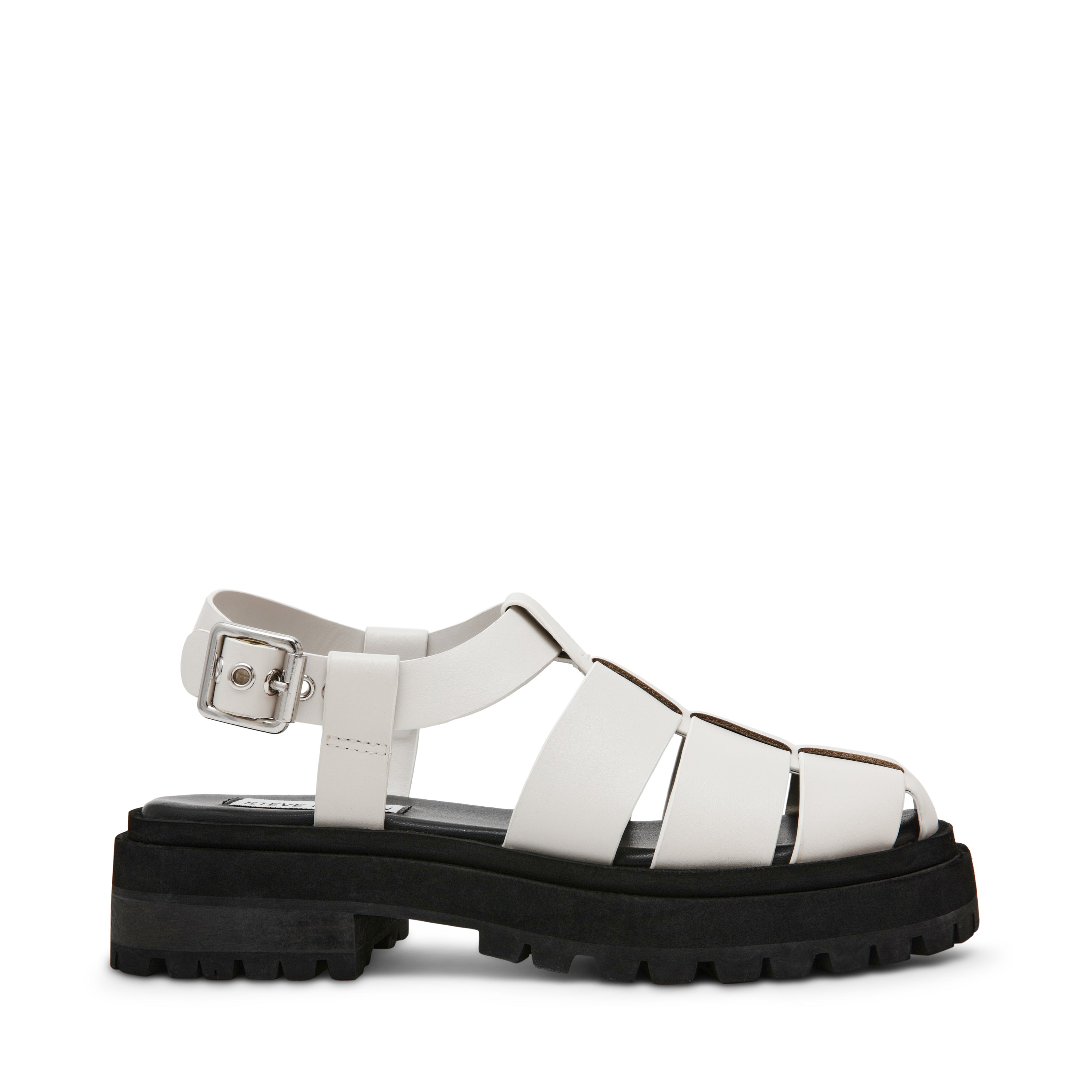 Market sandal White Action Leather