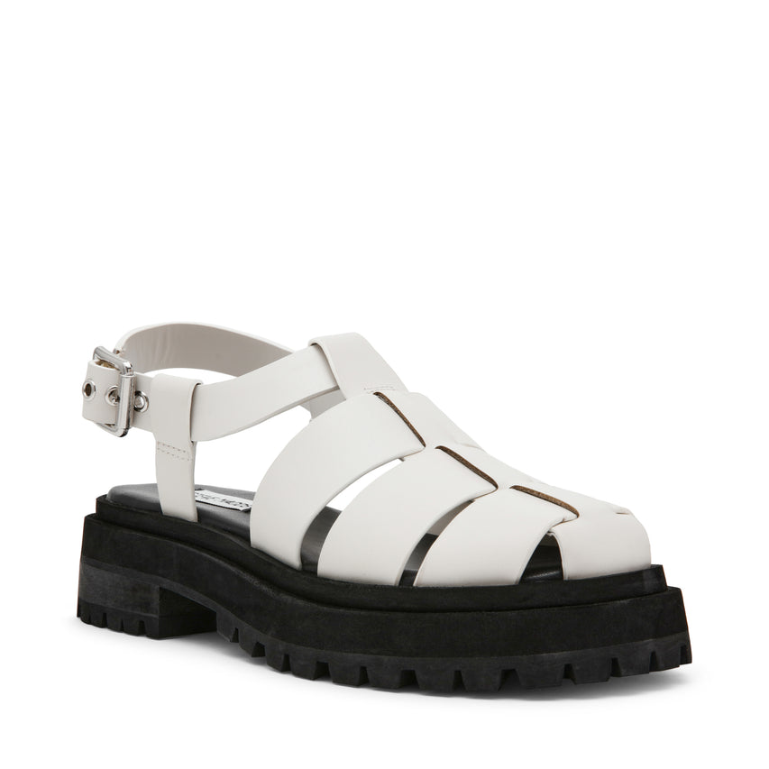 Market sandal White Action Leather