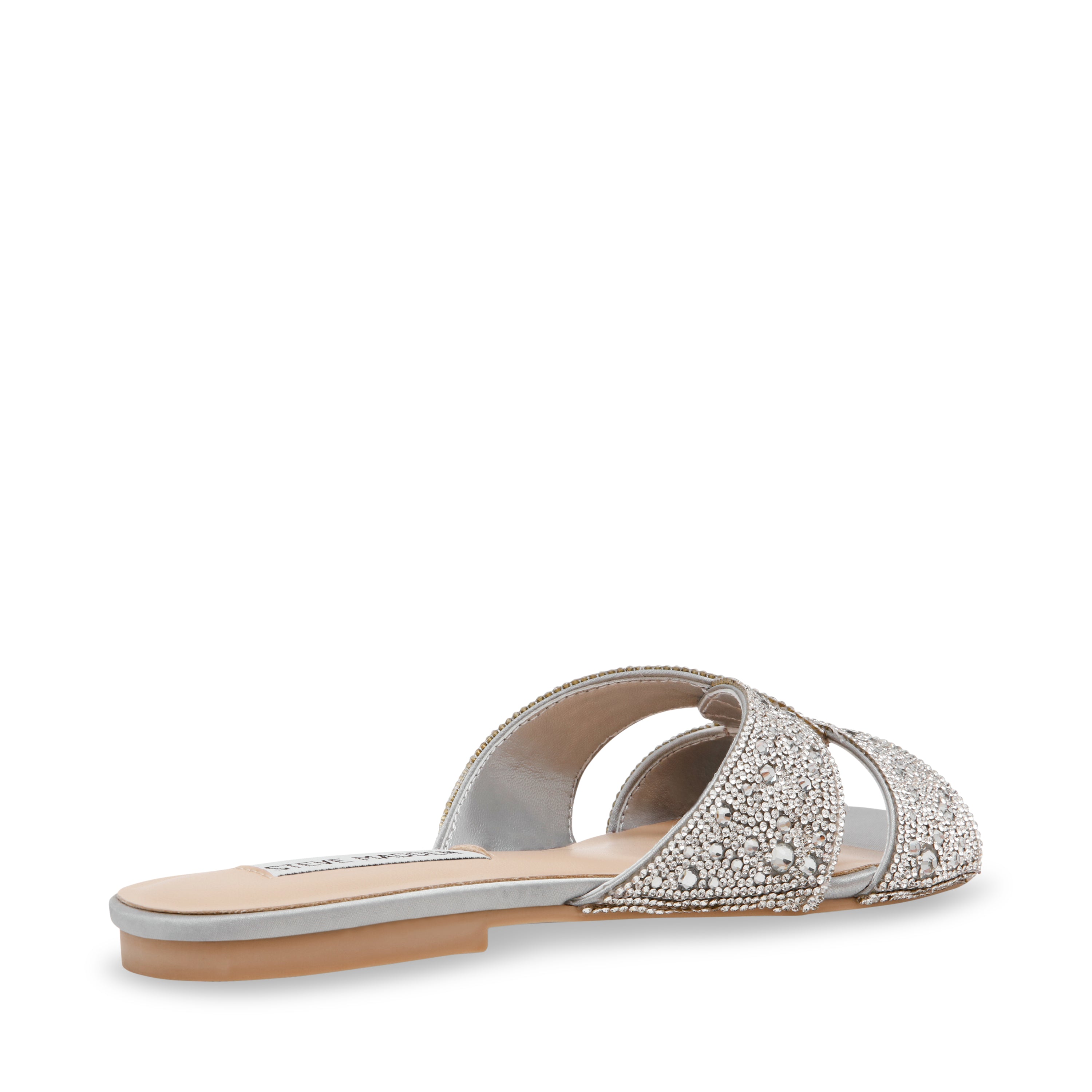 Musa Flat Sandals Silver