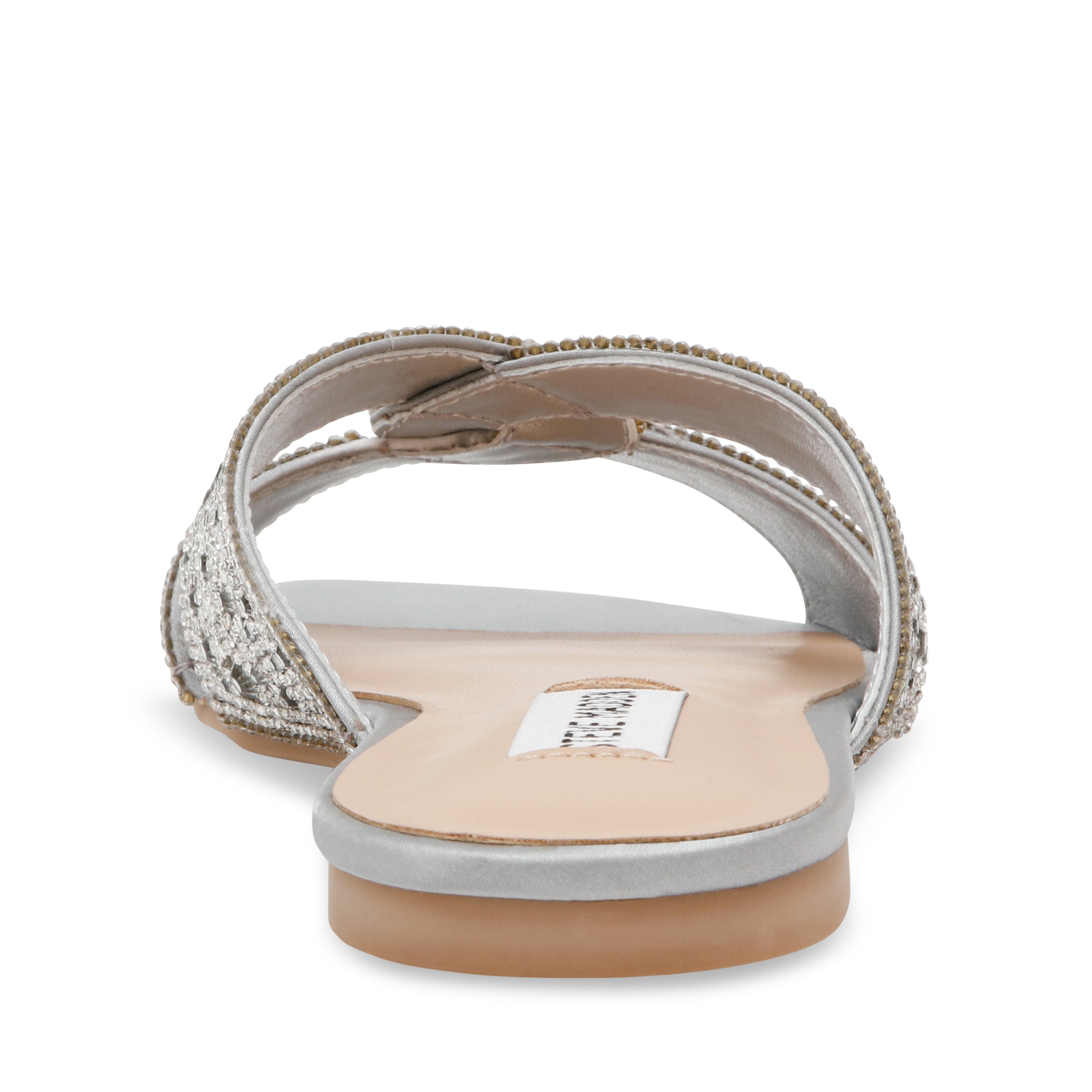 Musa Flat Sandals Silver