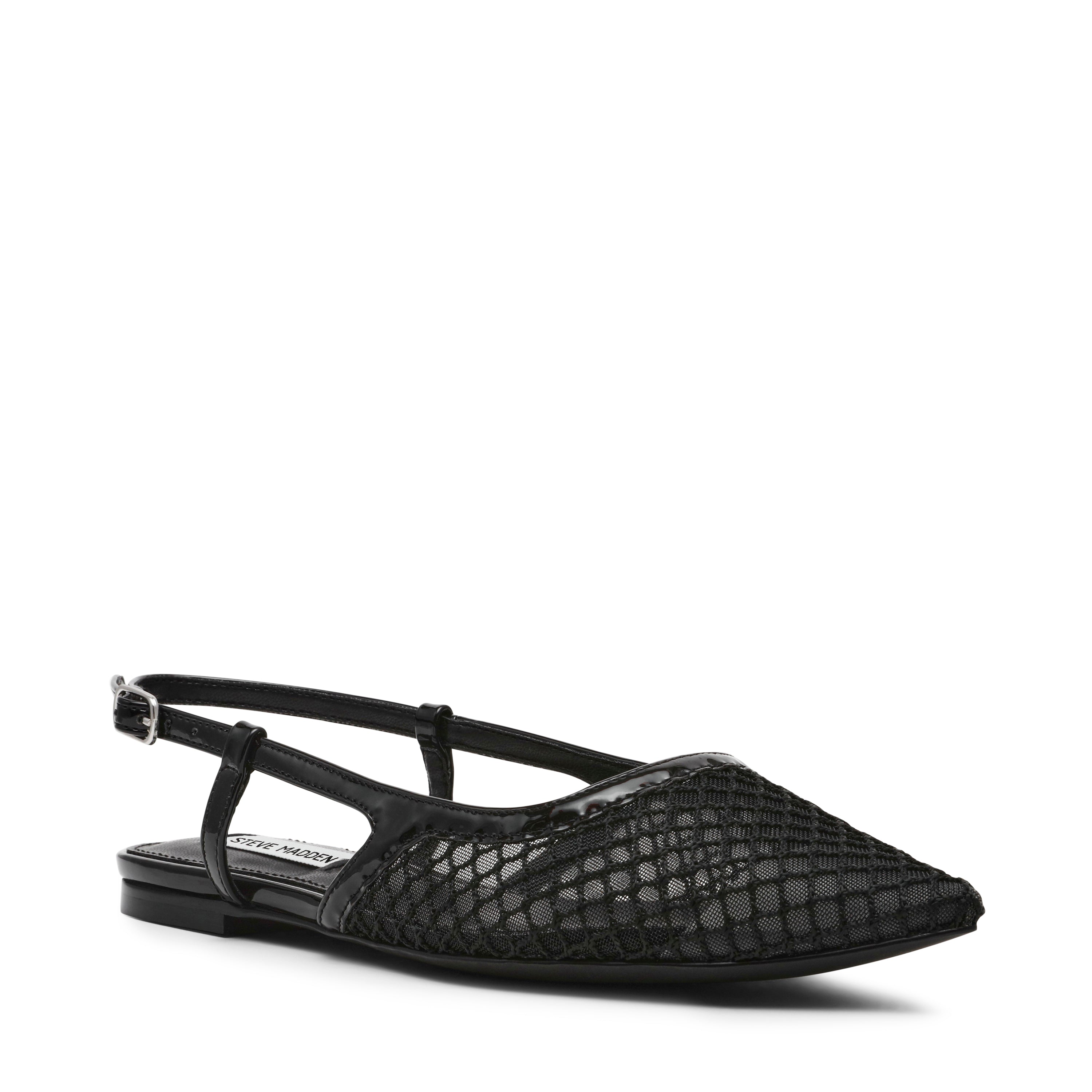 Slingshot-M Flat Sandals Black Mesh