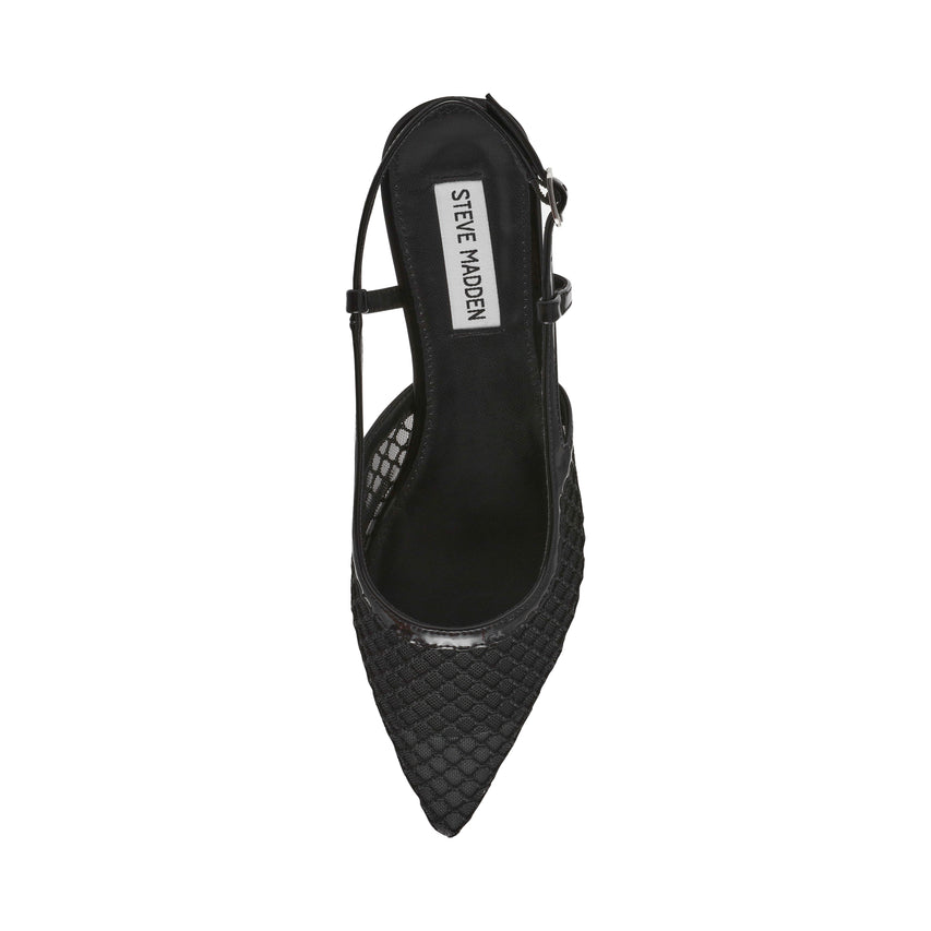 Slingshot-M Flat Sandals Black Mesh