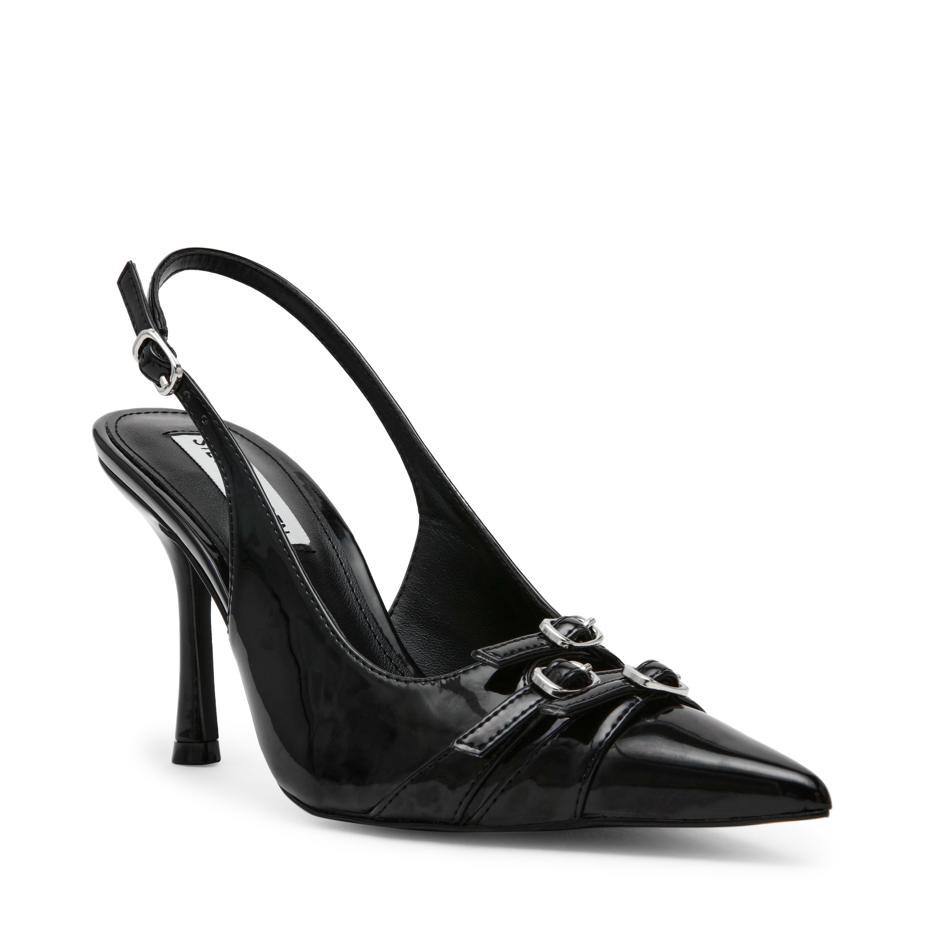 Lookout Slingback Black Patent