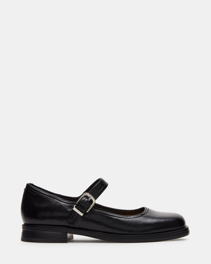 Delancy Black Leather