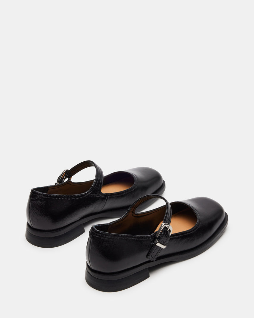 Delancy Black Leather