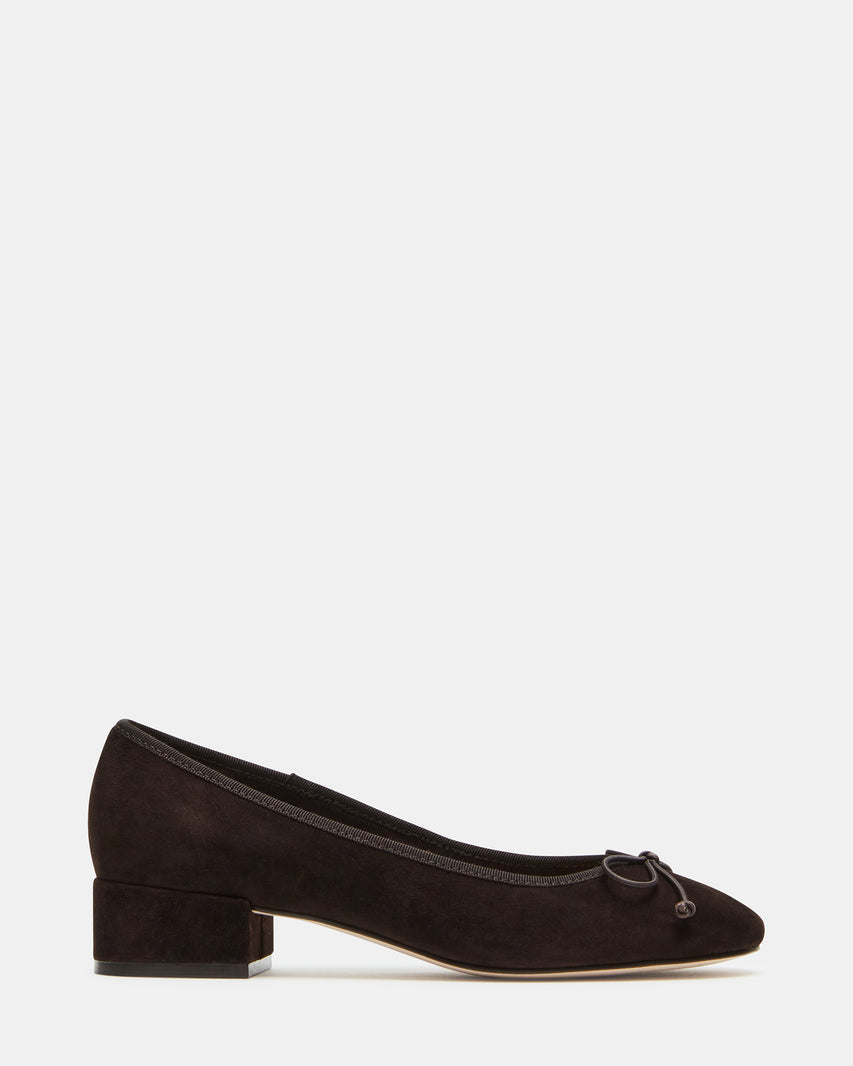Cherisher Chocolate Brown Suede