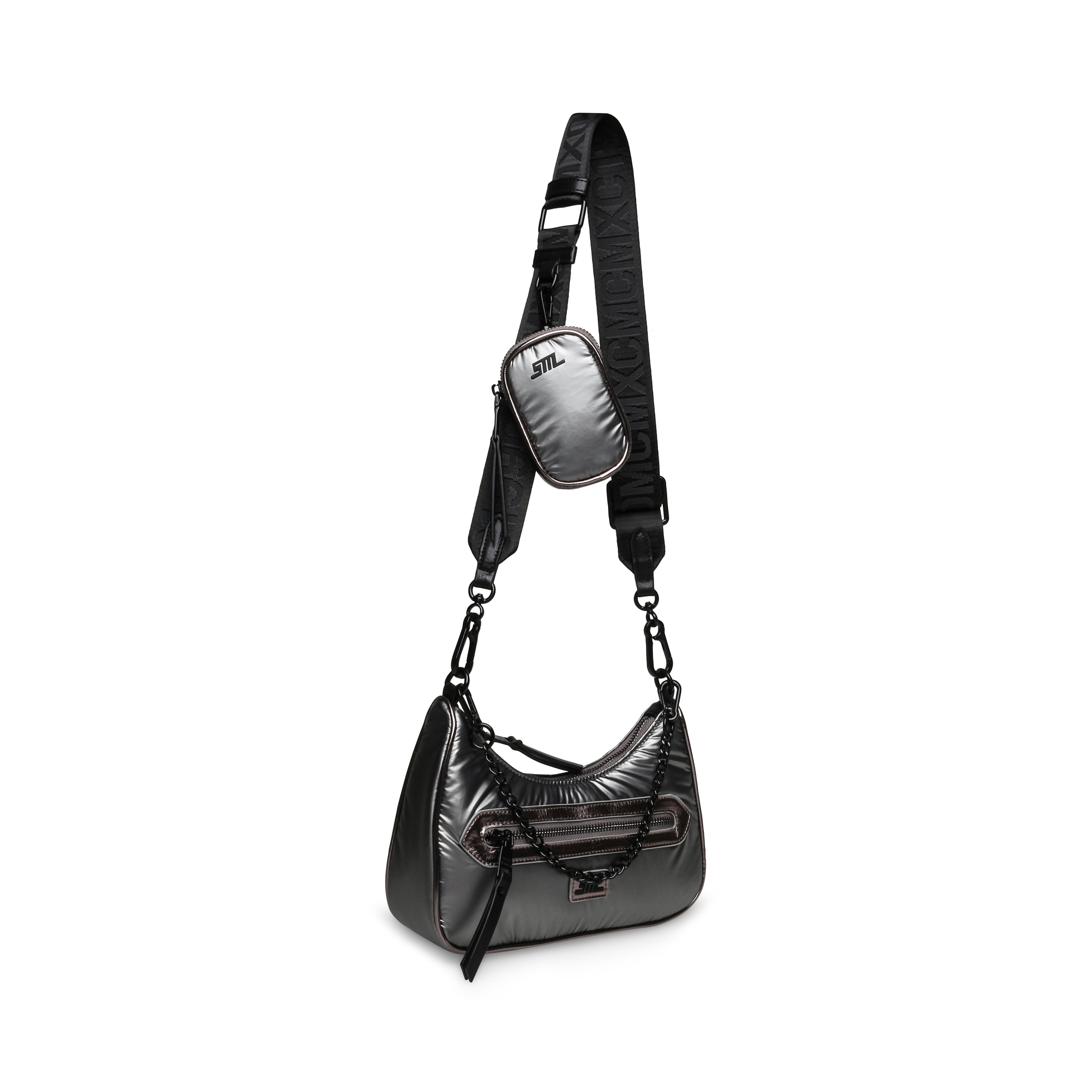 Bvice-M Crossbody Bag Pewter- Hover Image