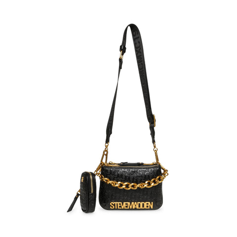 Steve Madden Broy-E Crossbody Bag Black/Gold Malas SS25