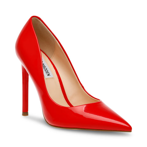 Steve Madden Vaze Red Patent Icónicos