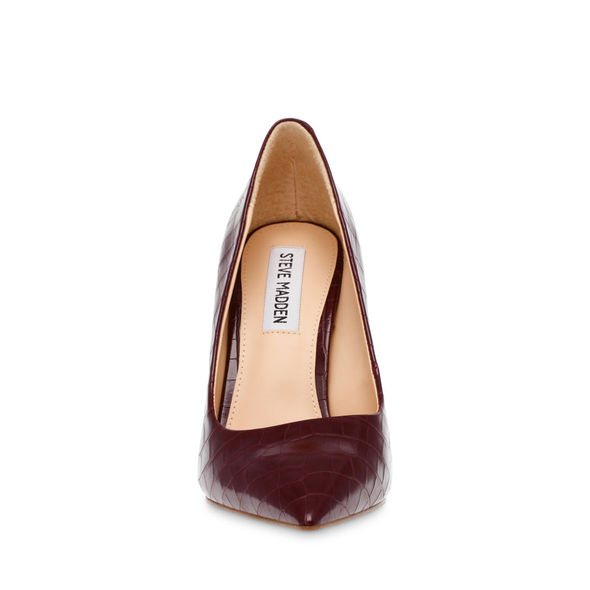 Vaze-C Pump Wine Croco