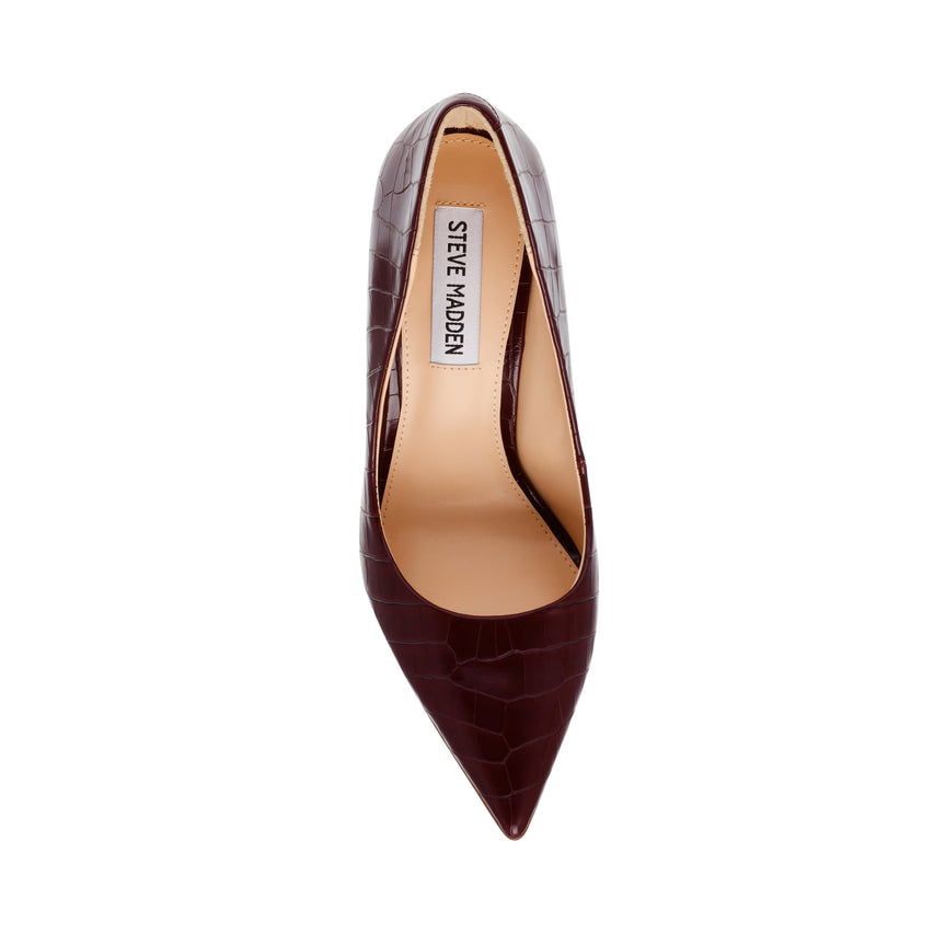 Vaze-C Pump Wine Croco