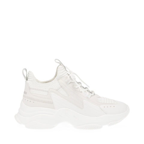 Steve Madden Matchbox Sneaker White/White Promoções até 50%