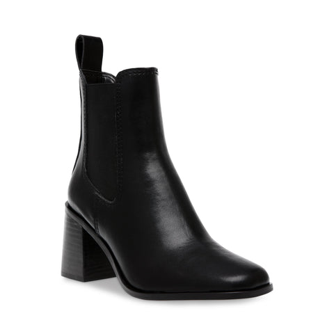 Steve Madden Achiever Bootie Black Action Leather Carryover FW23