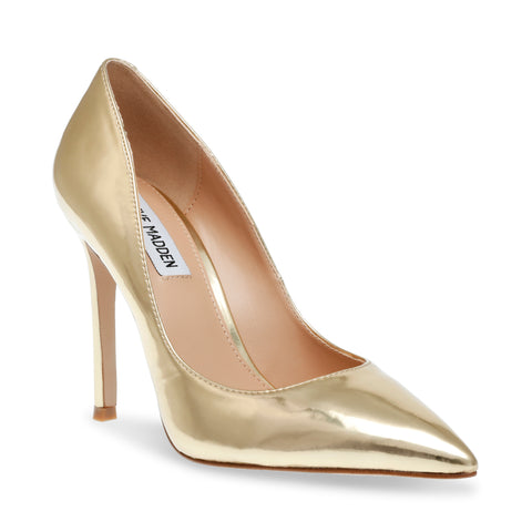 Steve Madden Evelyn-E Pump Gold Brilhos