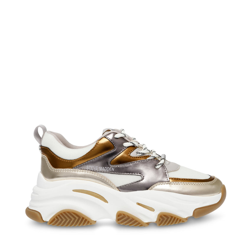 Progressive Sneaker Pewter/Gold