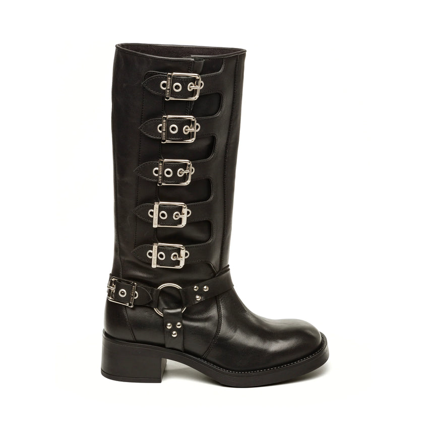 Battle Black Leather
