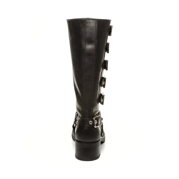 Battle Boot Black Leather