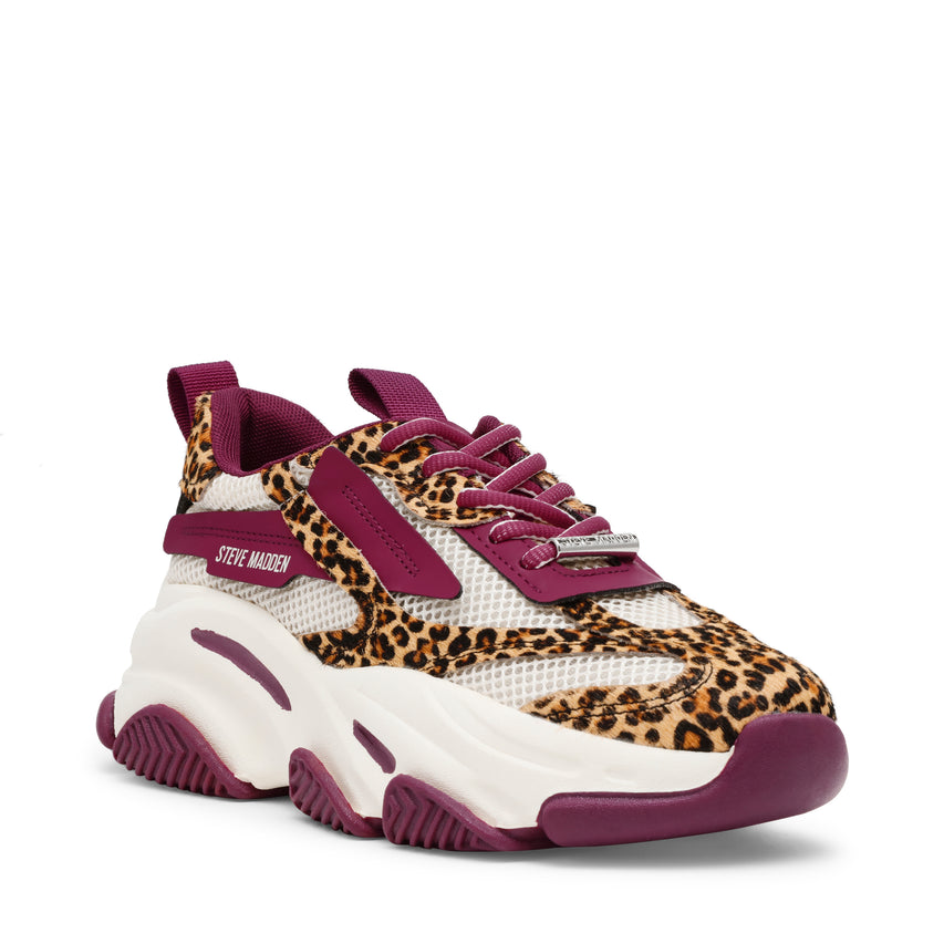 PossessionL-E Sneaker Plum / Leopard