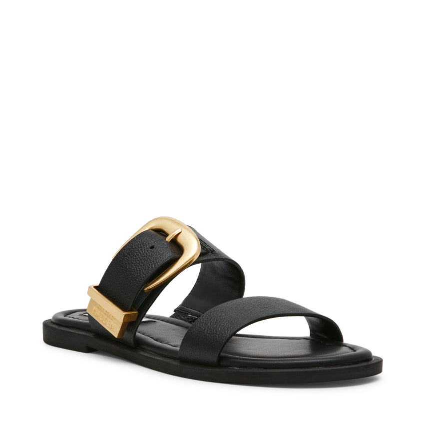 Strider-E sandal Black Leather