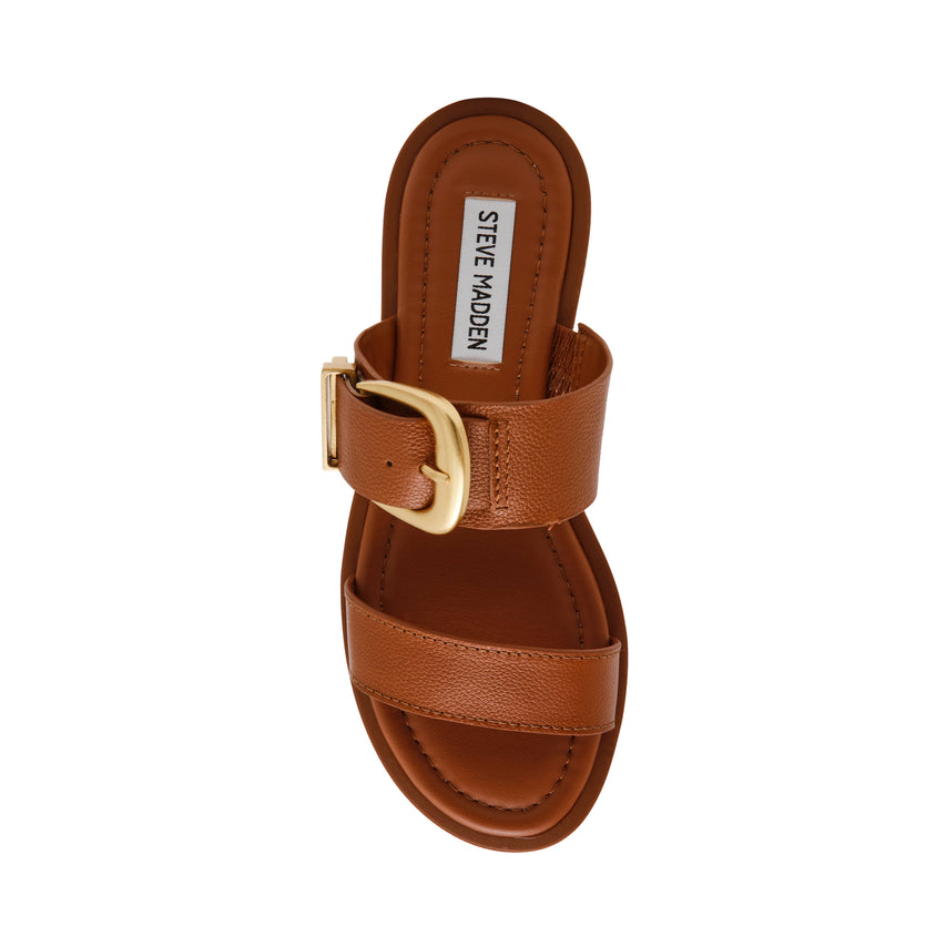 Strider-E sandal Cognac Leather