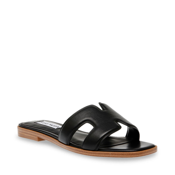 Heist Sandal Black Leather